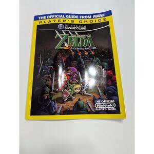 Nintendo Legend of Zelda Four Swords GameCube Official Player’s Guide Rare OOP